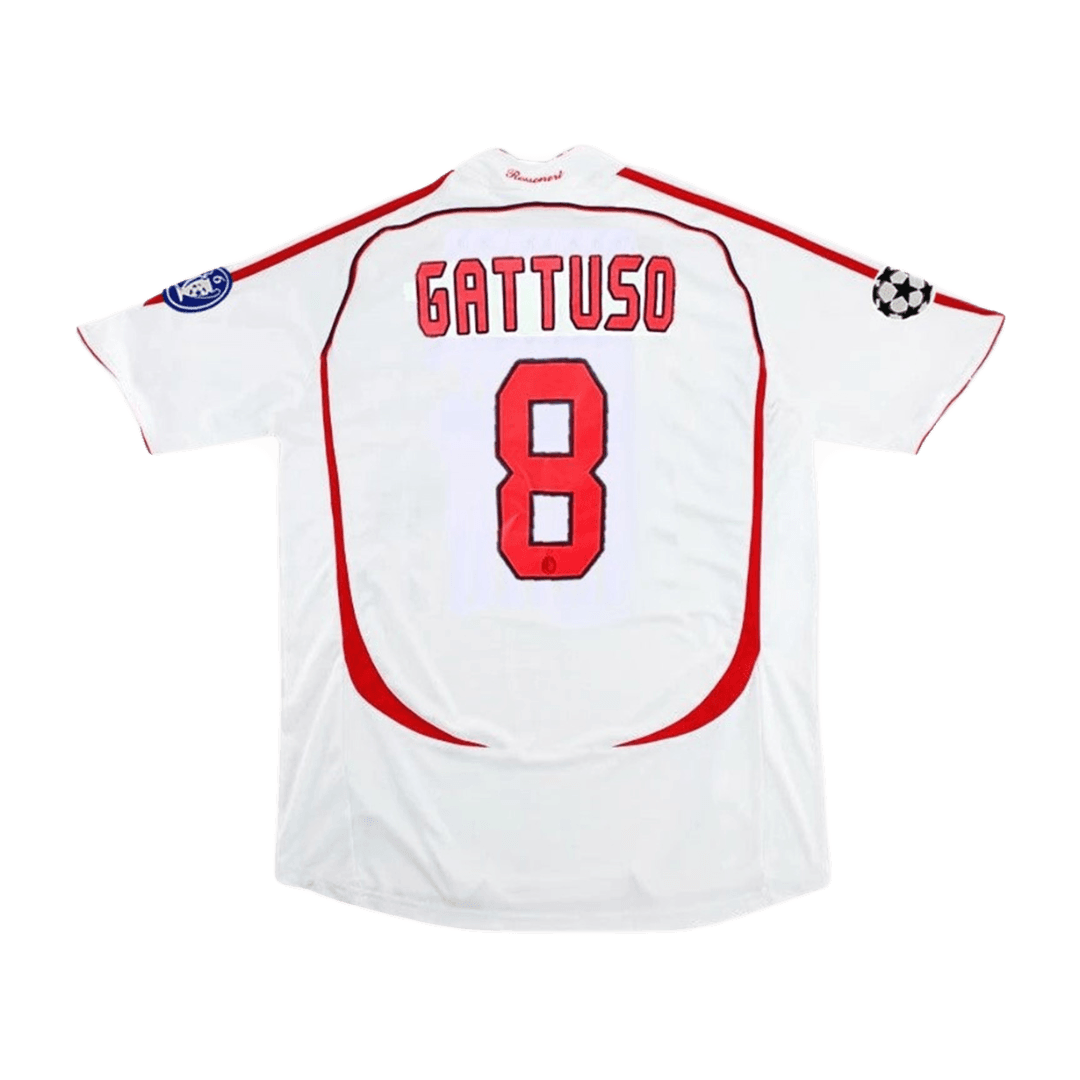 #8 Gattuso Jersey Retro ACM Away 2007/08 - UCL Final