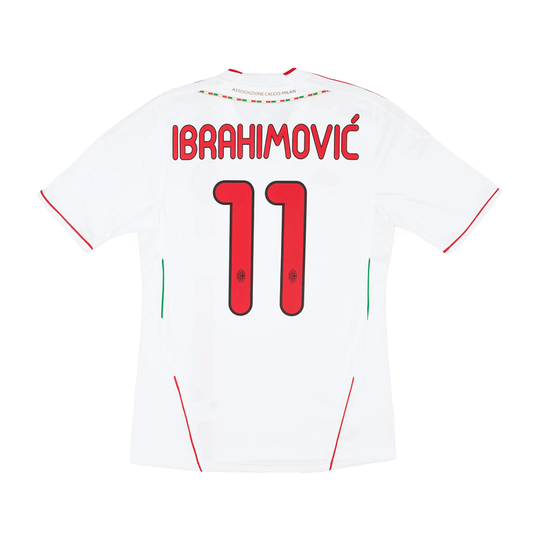 11# Ibrahimovi�� Jersey Retro ACM Away 2011/12