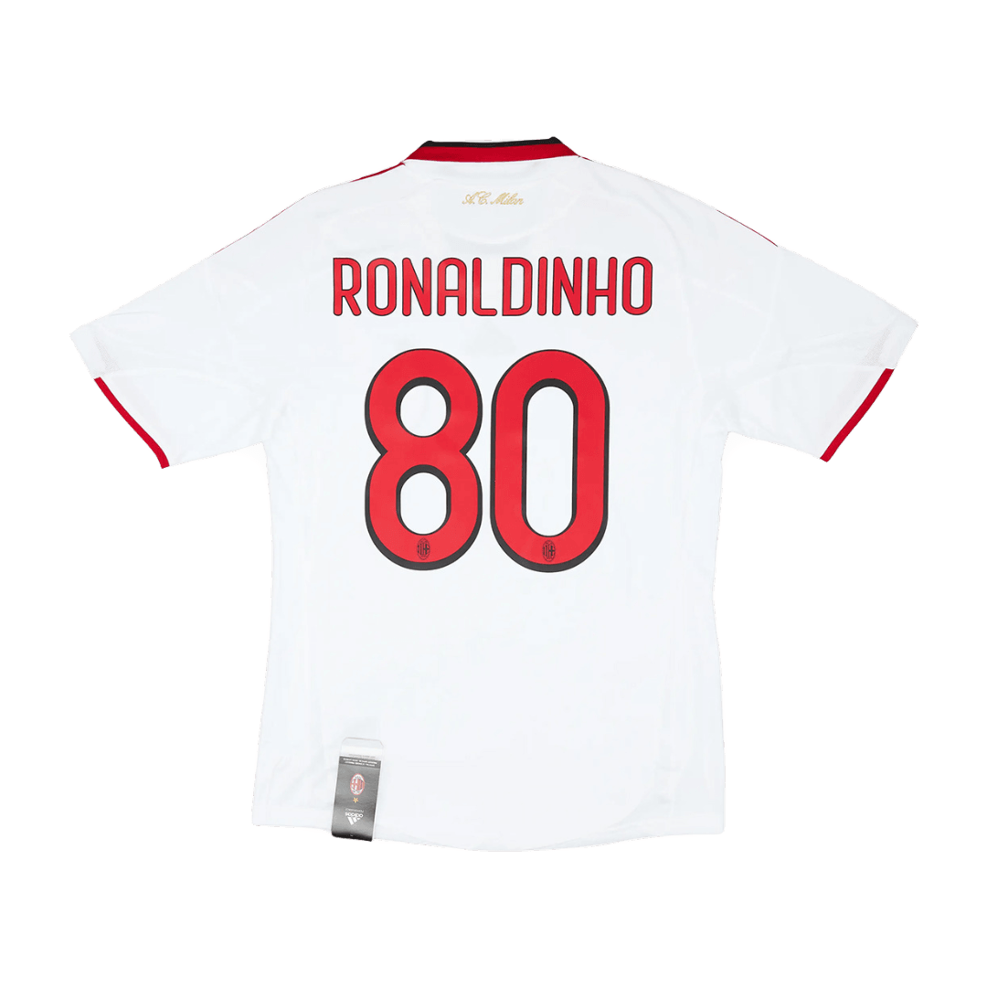 80# Ronaldinho Jersey Retro ACM Away 2009/10