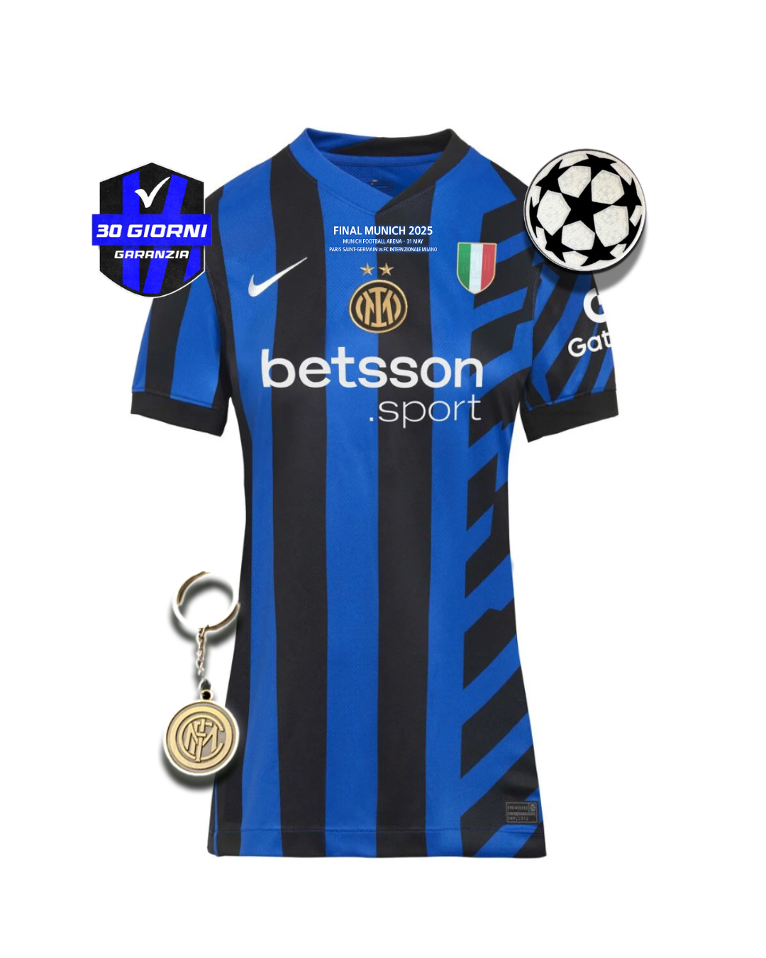 INT Jersey Home DONNA UCL Final - Monaco 24/25