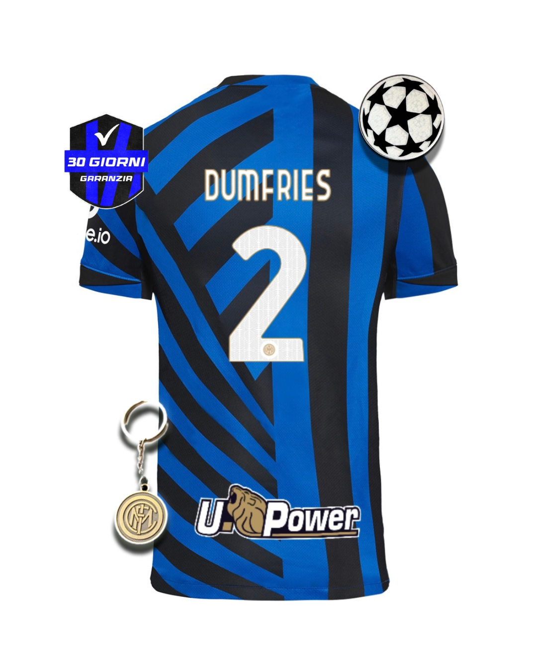#2 DUMFRIES INT Jersey Home UCL Final - Monaco 24/25
