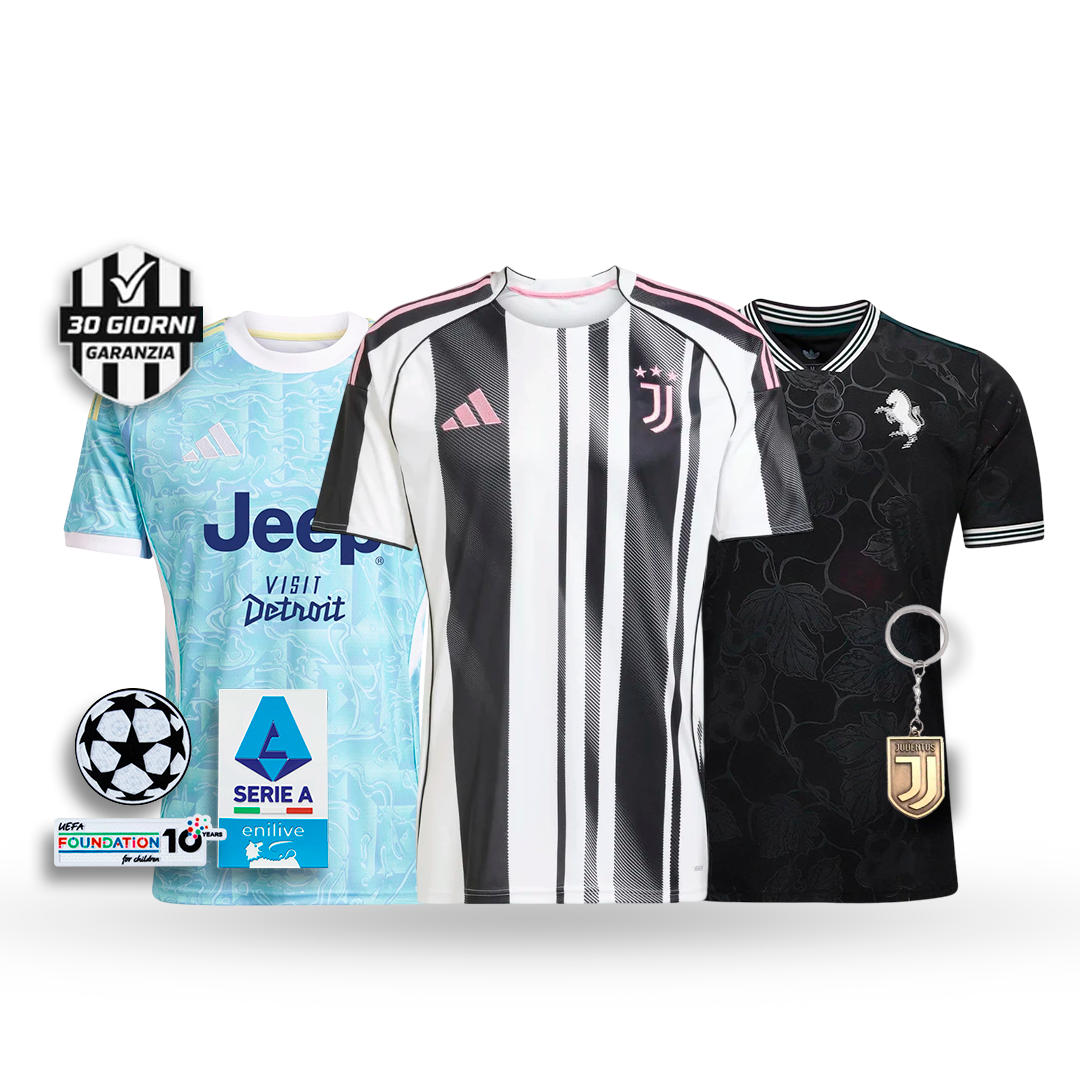 COMBINATO Maglia JUV Home + Away + Third 25/26