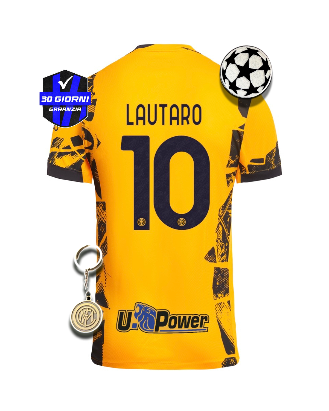 #10 LAUTARO INT Jersey Third UCL Final - Monaco 24/25