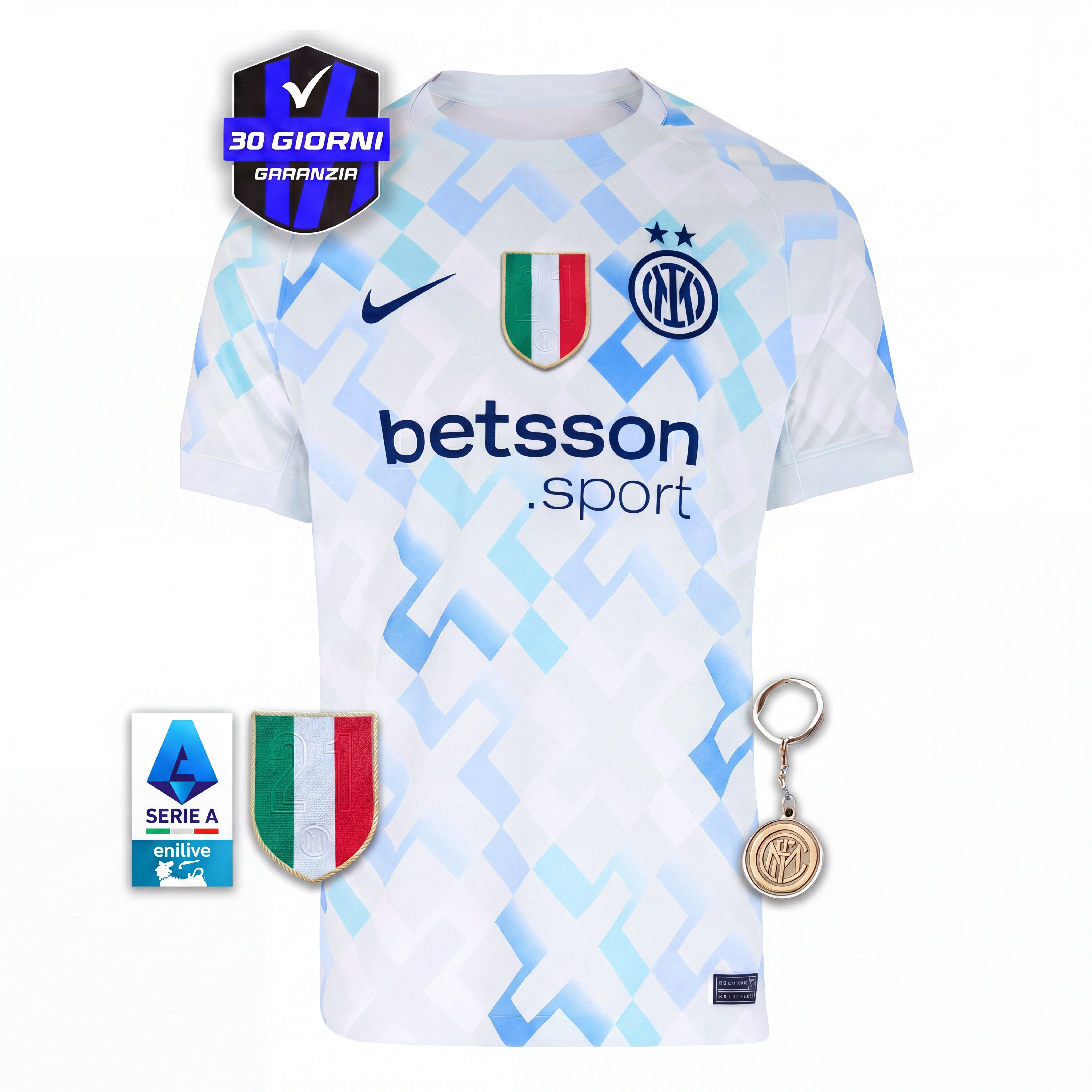 INT Jersey Away 25/26 + Serie A Champions Patch