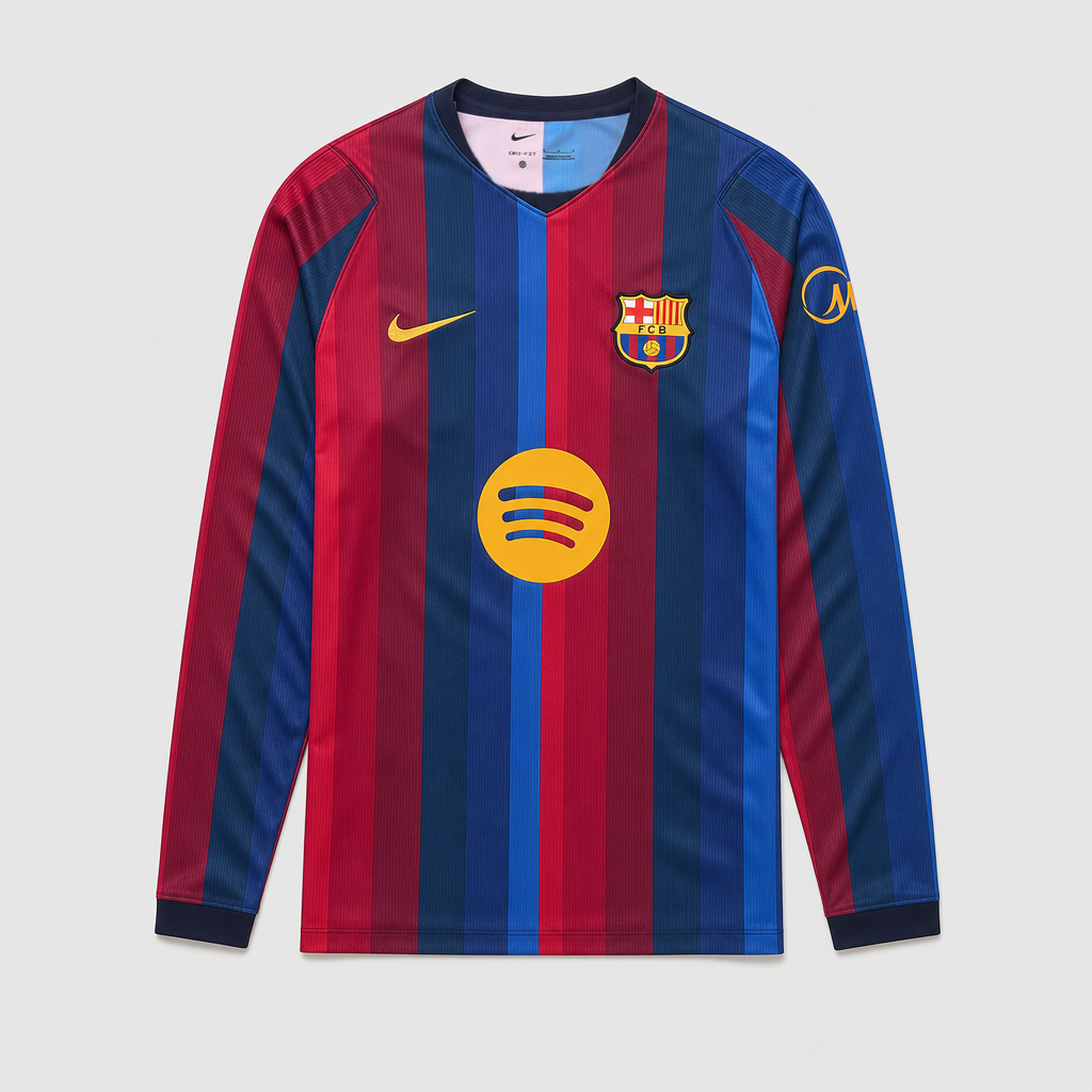 Barcelona Jersey Home Player Long Sleeve 26/27