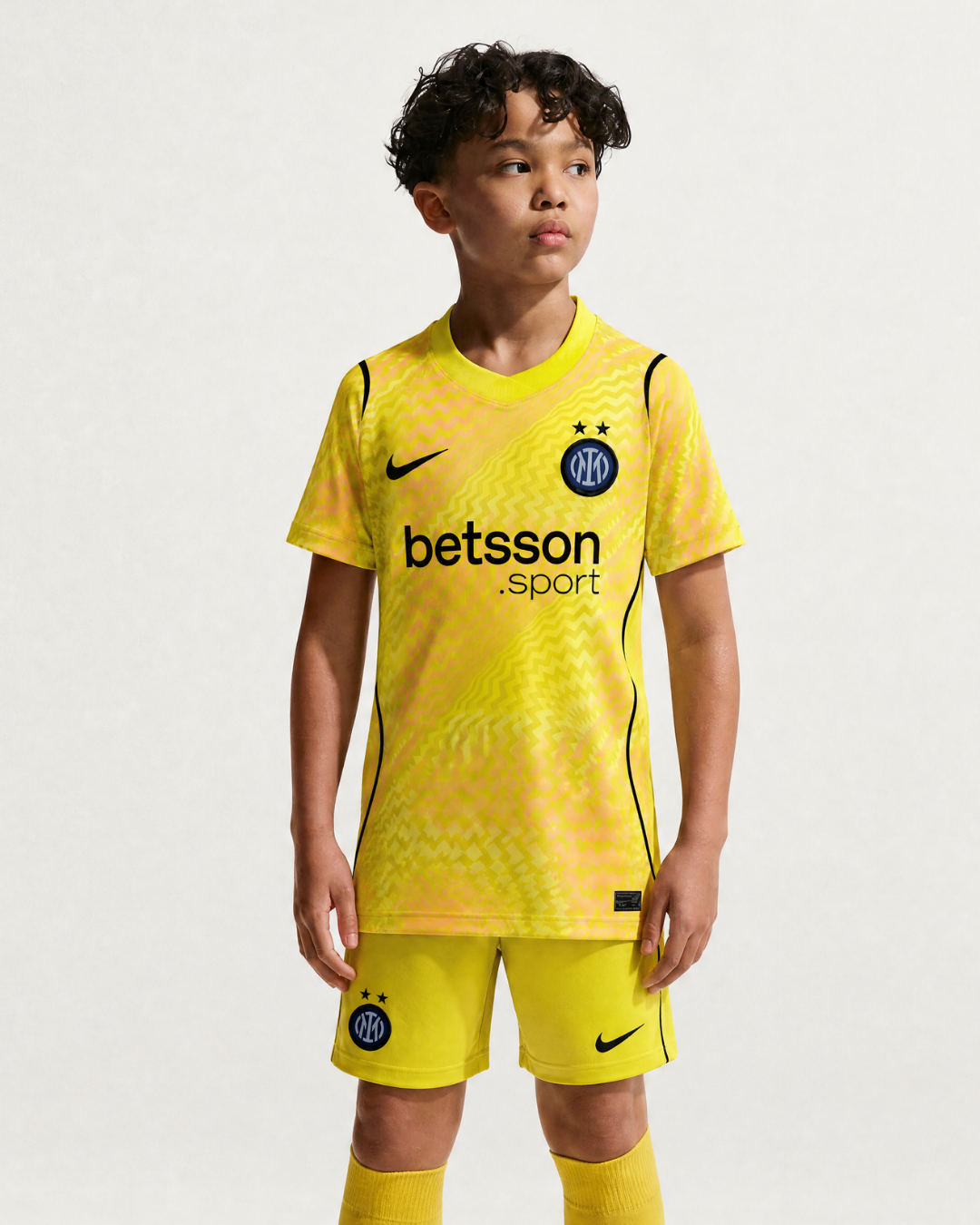 Inter Kids Kit Goalkeeper Yellow 26/27