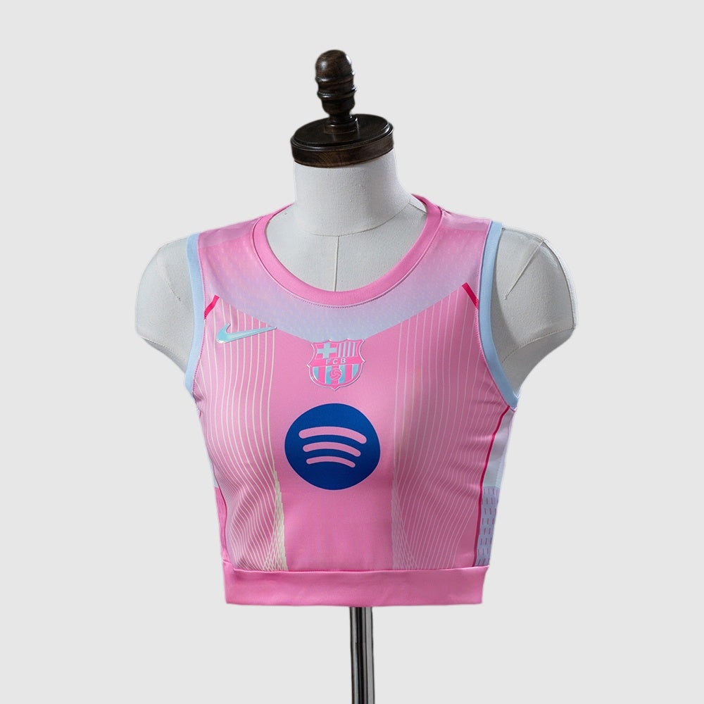 BAR Crop Top Donna Pink Special Edition