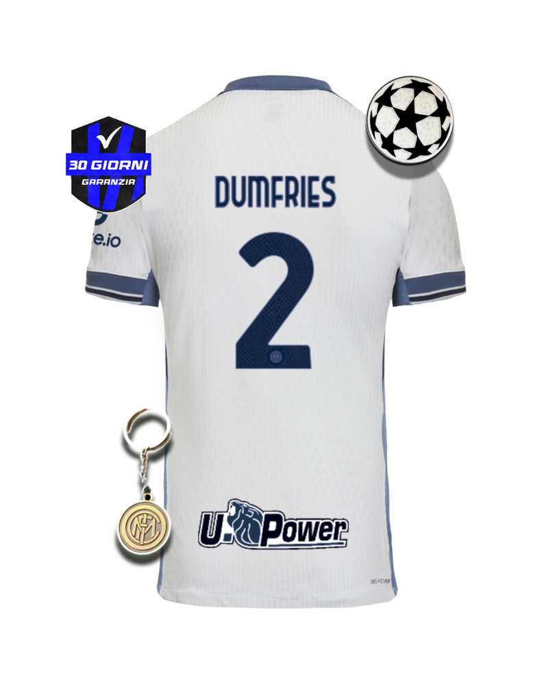 #2 DUMFRIES IM Maglia Away Finale di UCL - Monaco 24/25