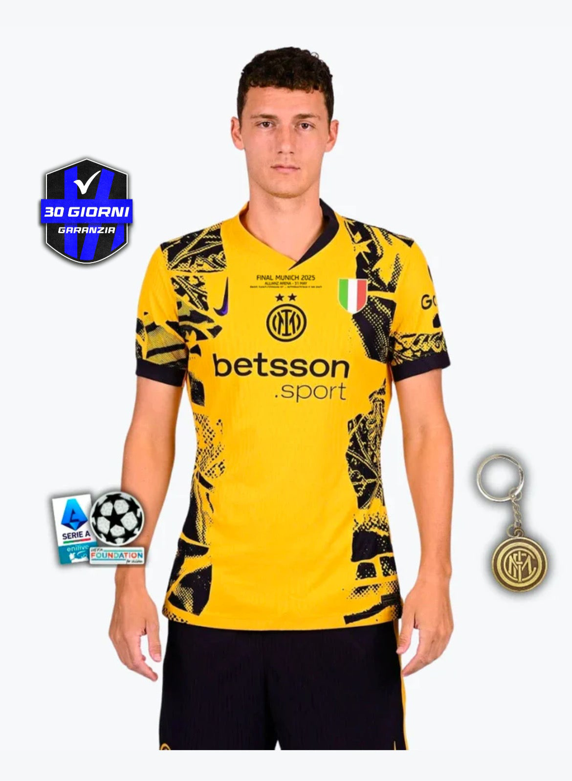 INT Maglia Away Player Finale di UCL - Monaco 24/25