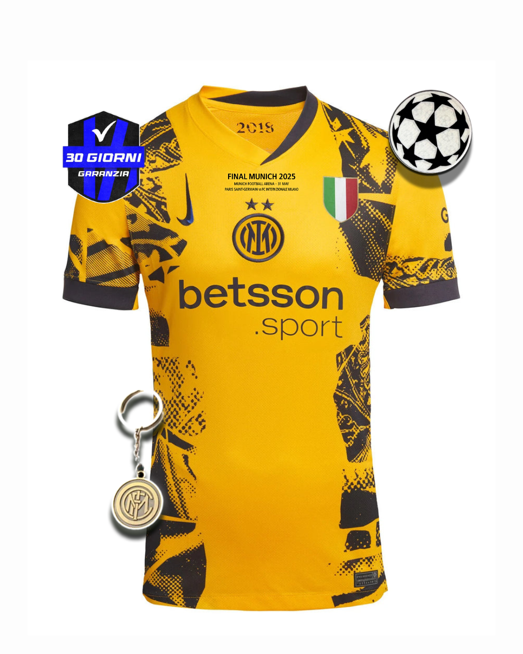 #10 LAUTARO INT Jersey Third UCL Final - Monaco 24/25