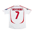 #7 Shevchenko Maglia Retro ACM Away 2007/08 - UCL Finale