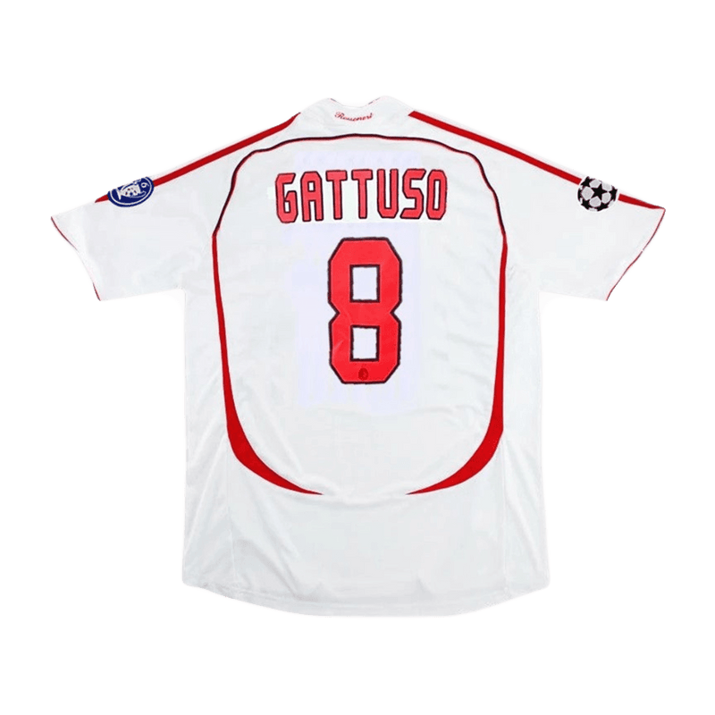 #8 Gattuso Maglia Retro ACM Away 2007/08 - UCL Finale