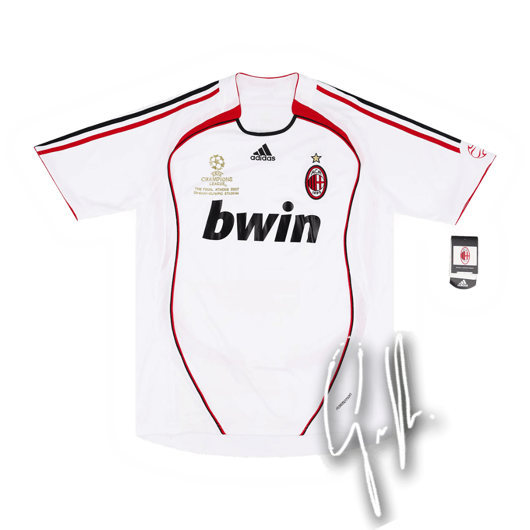 #8 Gattuso Jersey Retro ACM Away 2007/08 - UCL Final