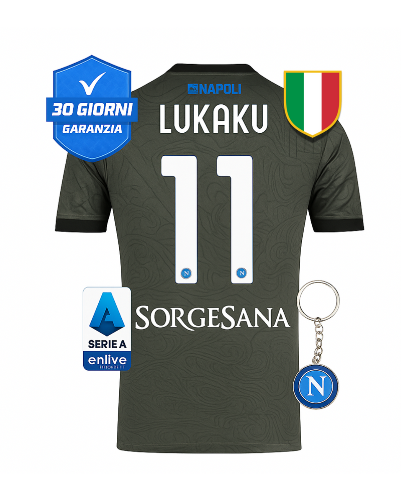 #11 LUKAKU Maglia Third 24/25 + Scudetto