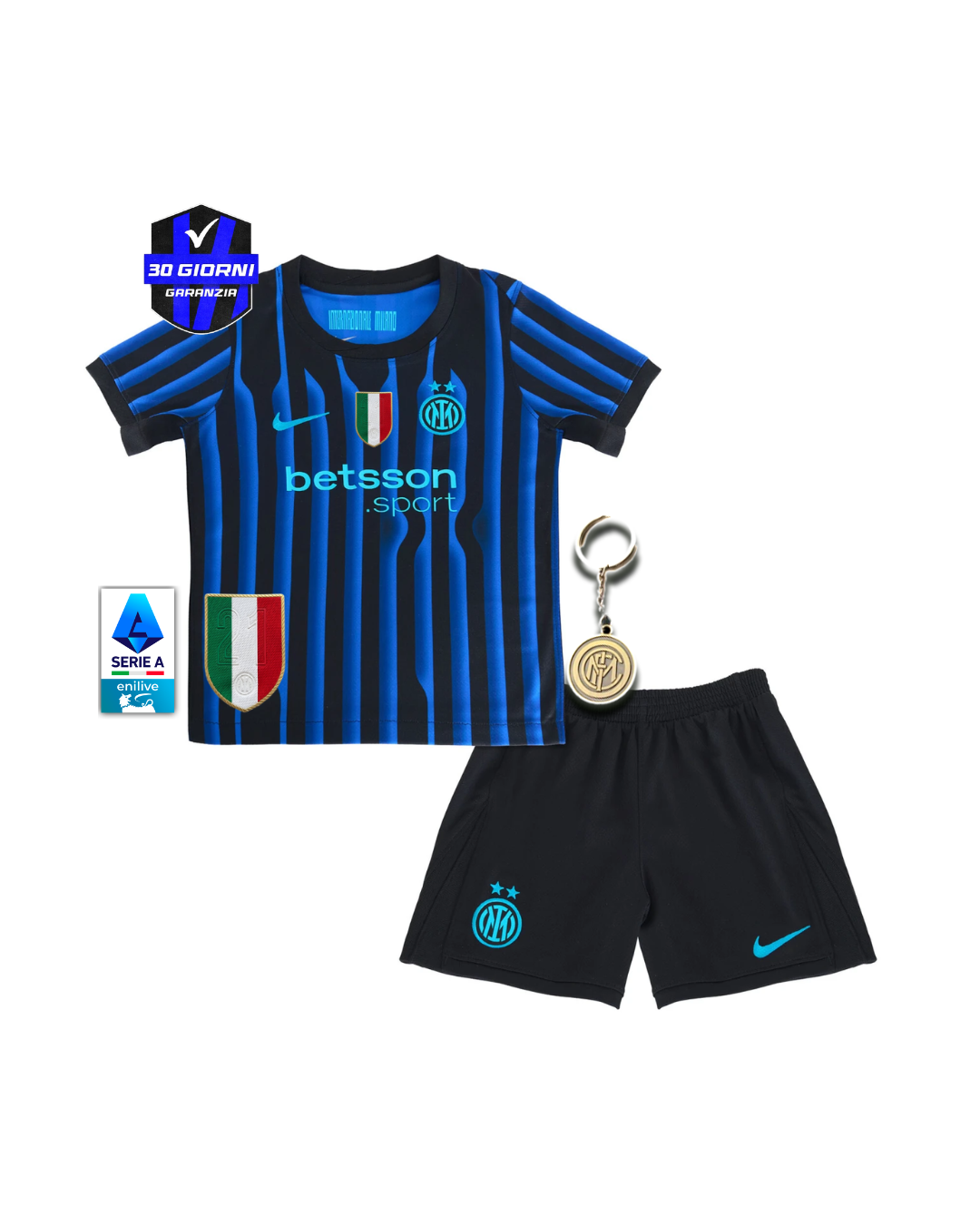 INT Kit Bambino Home 25/26 + Scudetto