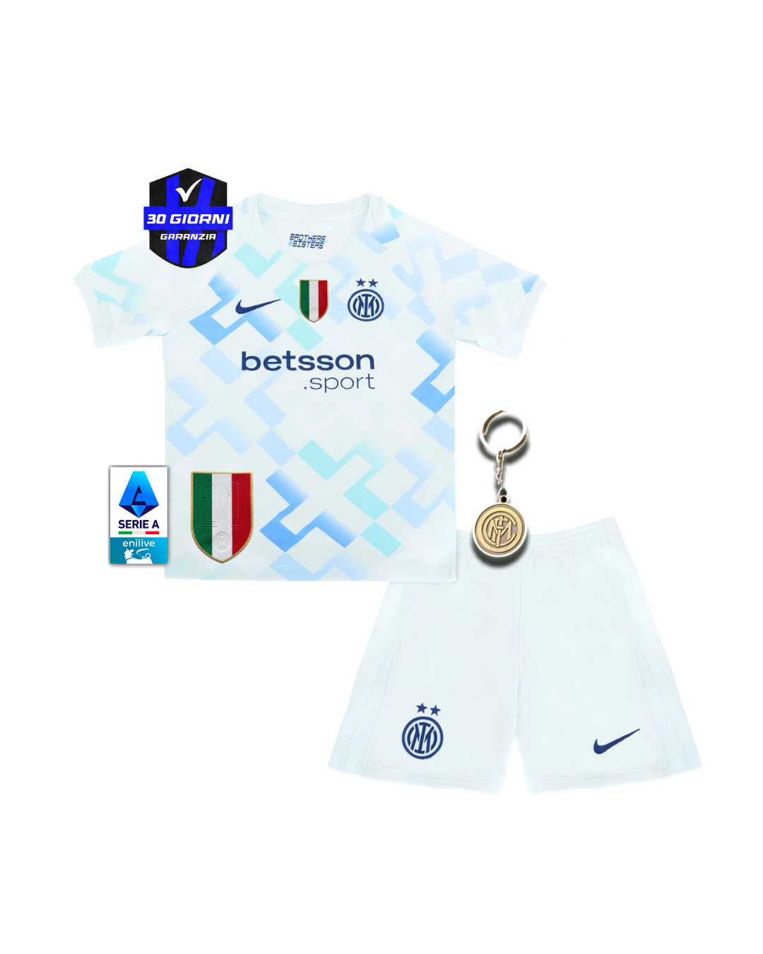 INT Kit Bambino Away 25/26 + Scudetto