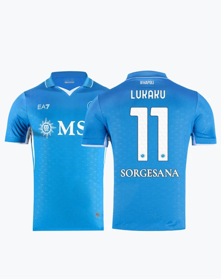#11 LUKAKU NAP Maglia Home 24/25 + Scudetto