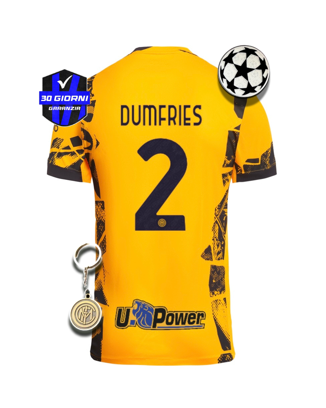 #2 DUMFRIES INT Maglia Third Finale di UCL - Monaco 24/25