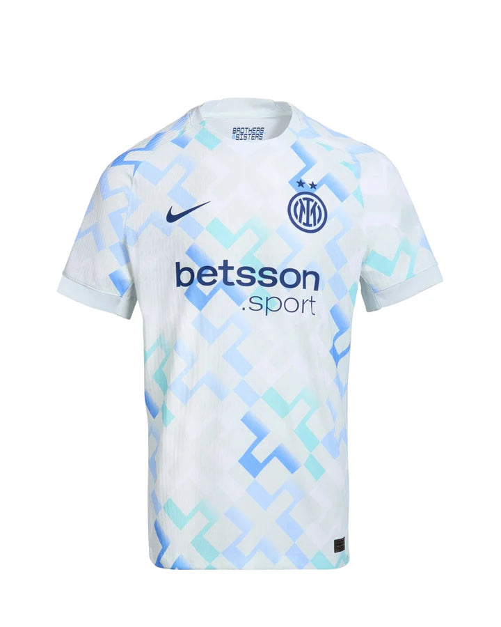 INT Jersey Away 25/26 Player + Serie A Champions Patch