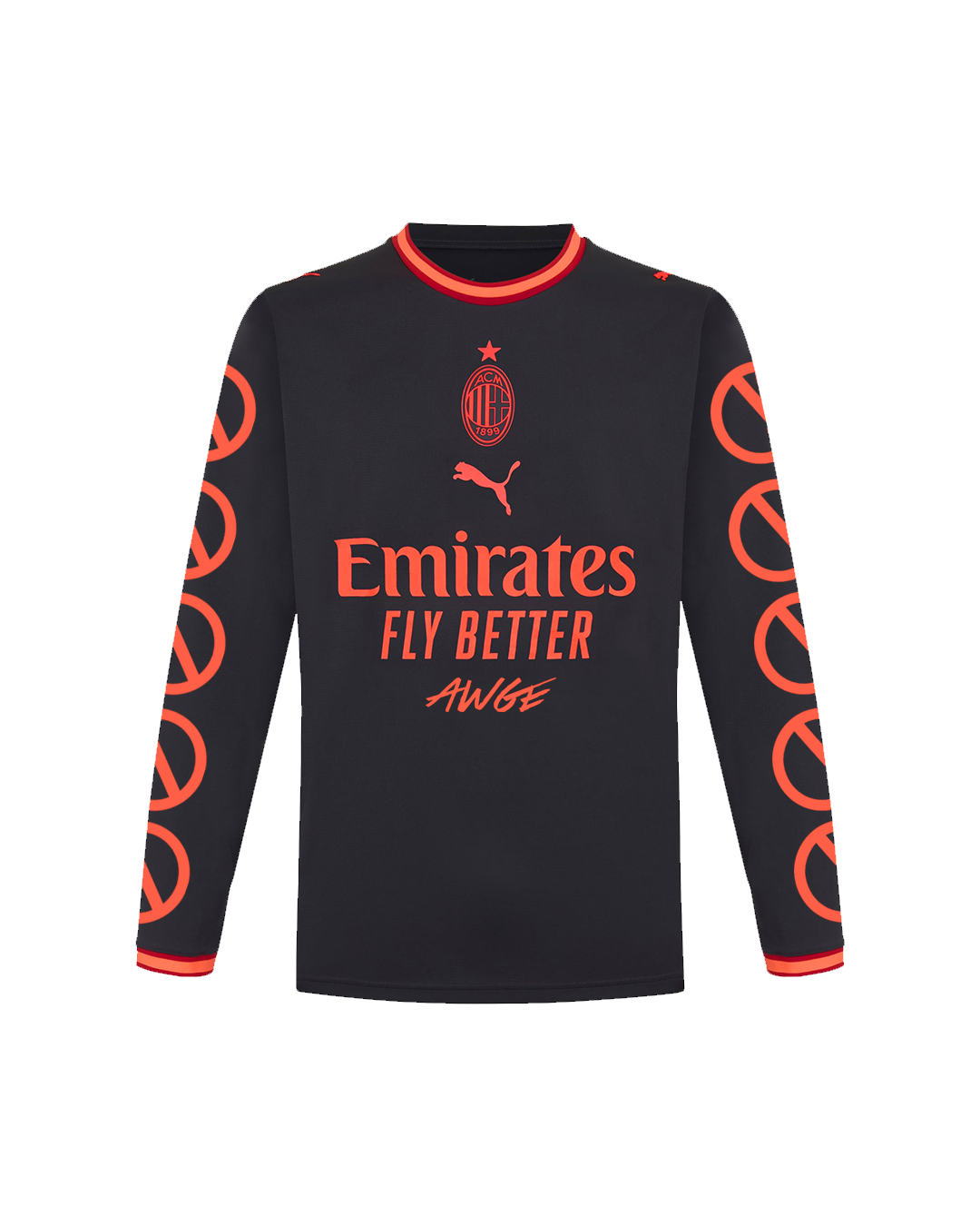 AC Milan Jersey A$AP Third Long Sleeve DON'T BE DUMB