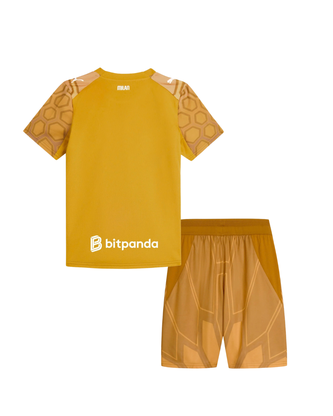 AC Milan Kids Kit Goalkeeper Gold Honeycomb 26/27