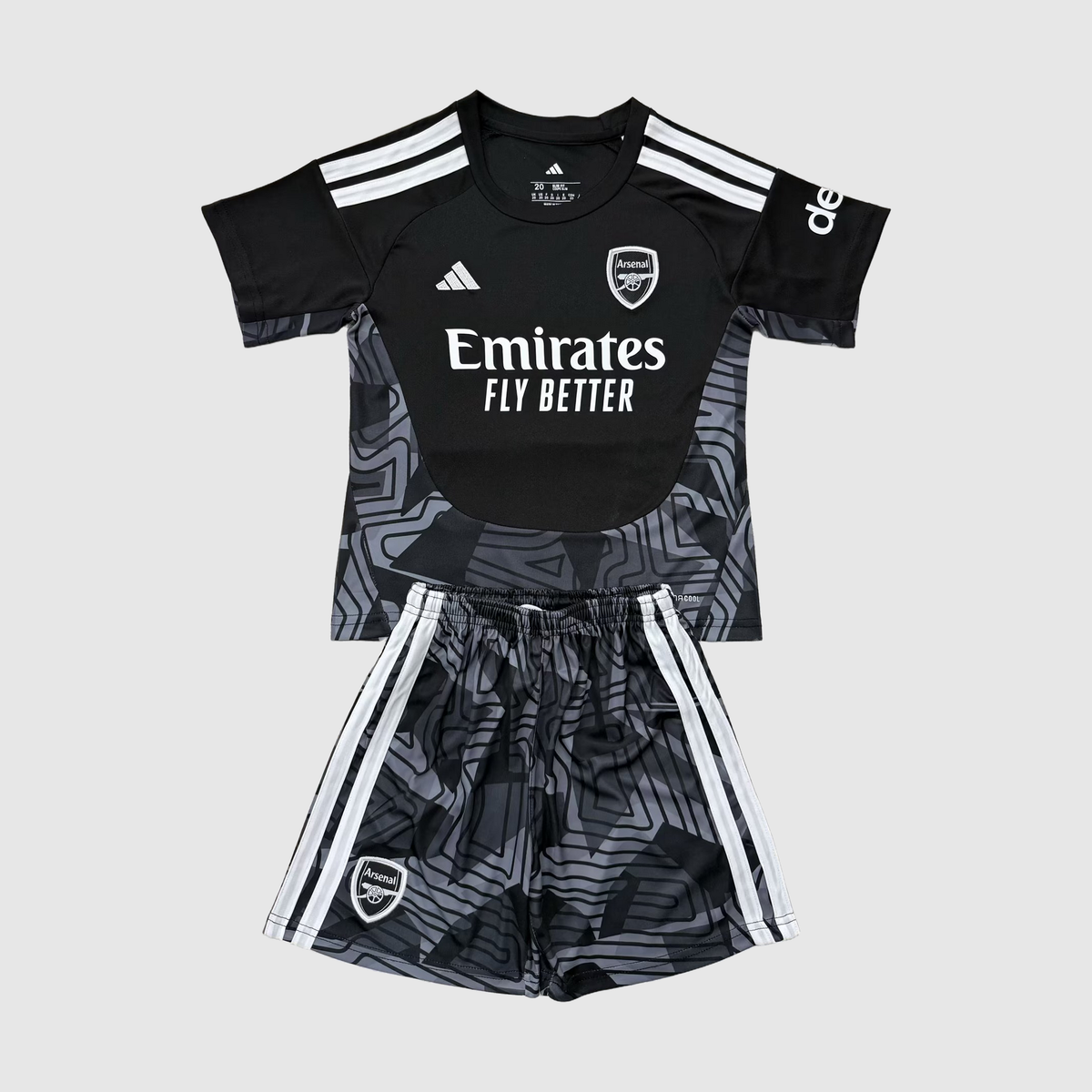 Arsenal Kids Kit Goalkeeper Black 26/27