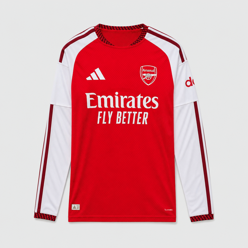 Arsenal Jersey Home Player Long Sleeve 26/27