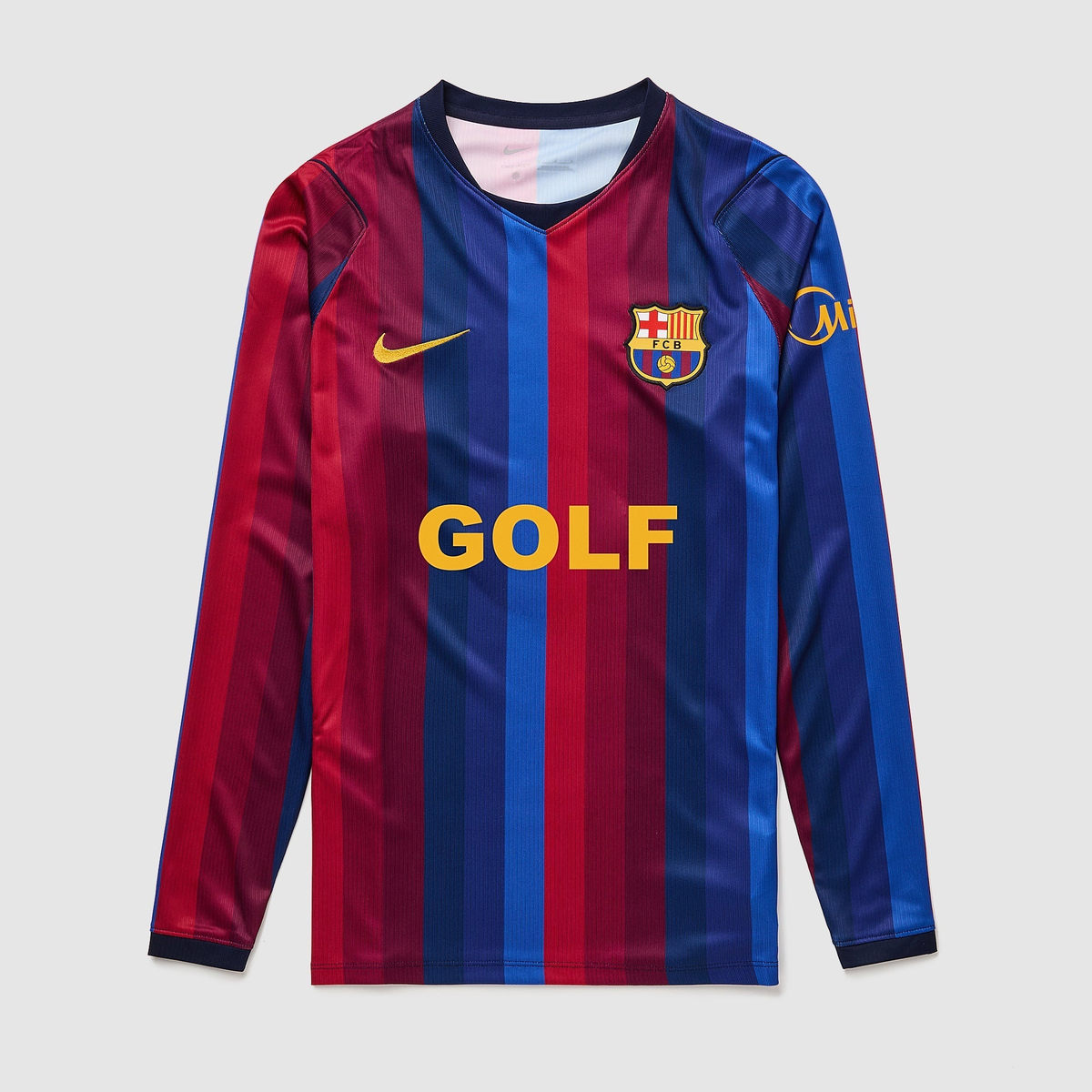 Barcelona GOLF WANG Home 26/27 - Long Sleeve Fan Version