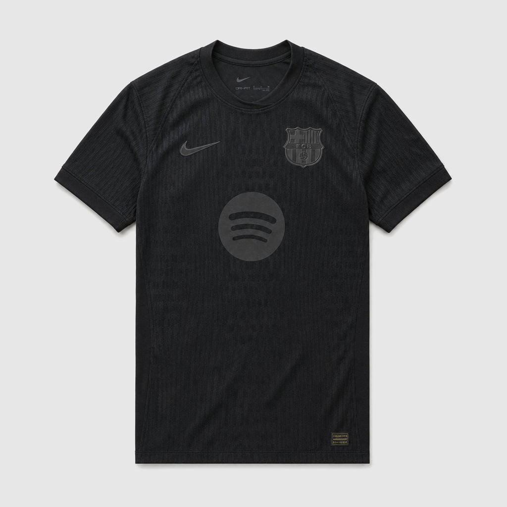 Barcelona Jersey Blackout Player 26/27