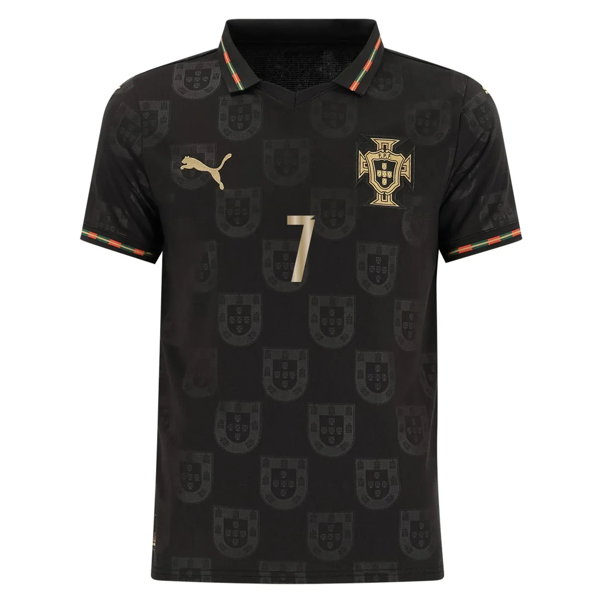 POR Maglia Pantera Negra #7 Ronaldo