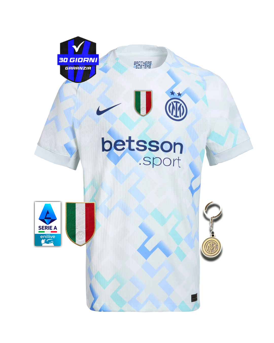 INT Maglia Away 25/26 Player + Scudetto