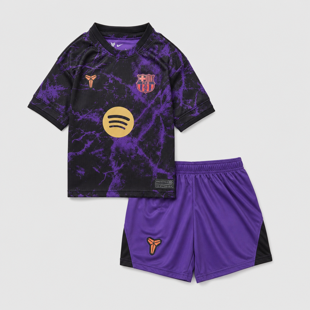 Barcelona Pre-Match Away Kids Kit 26/27