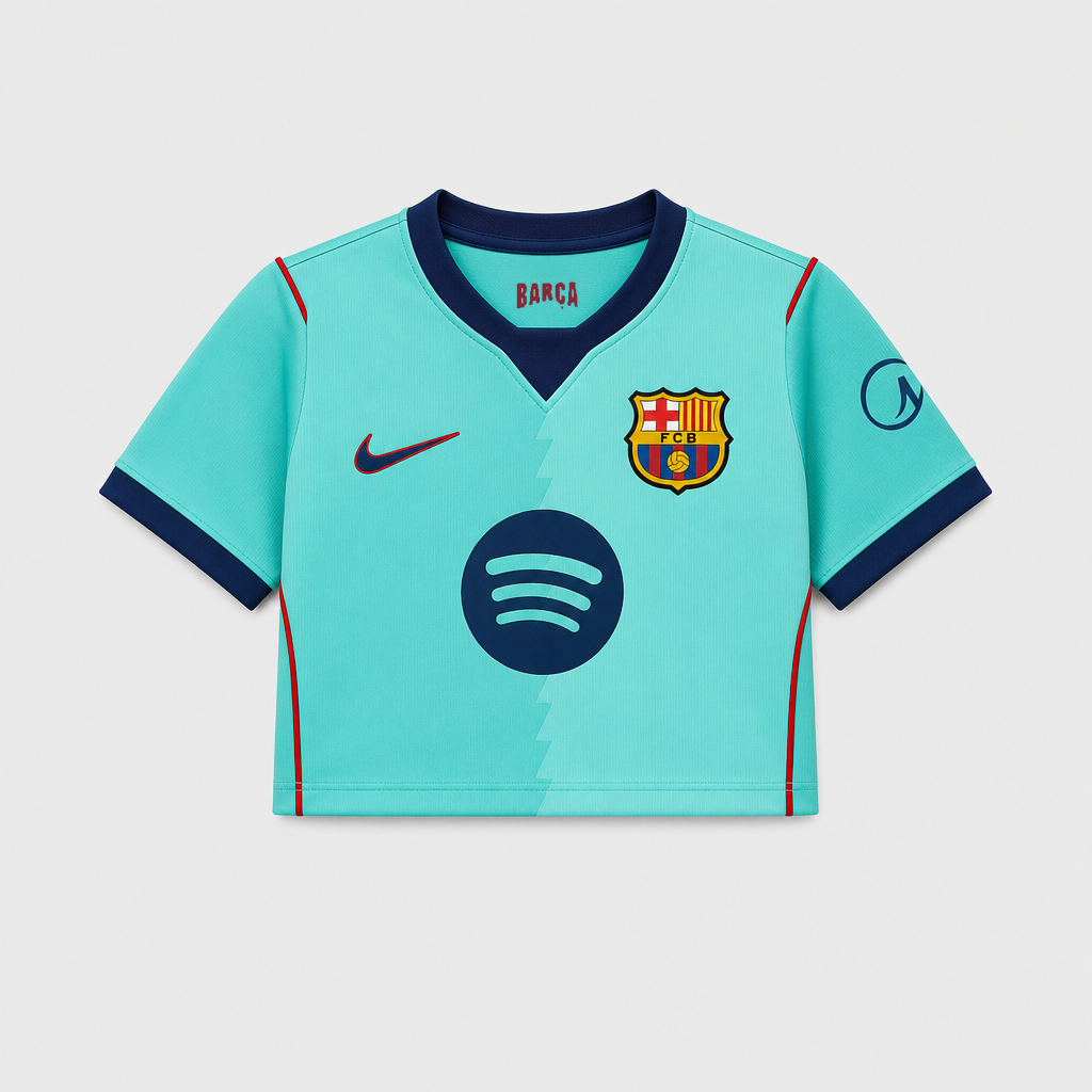 Barcelona Jersey Third Women Crop 26/27