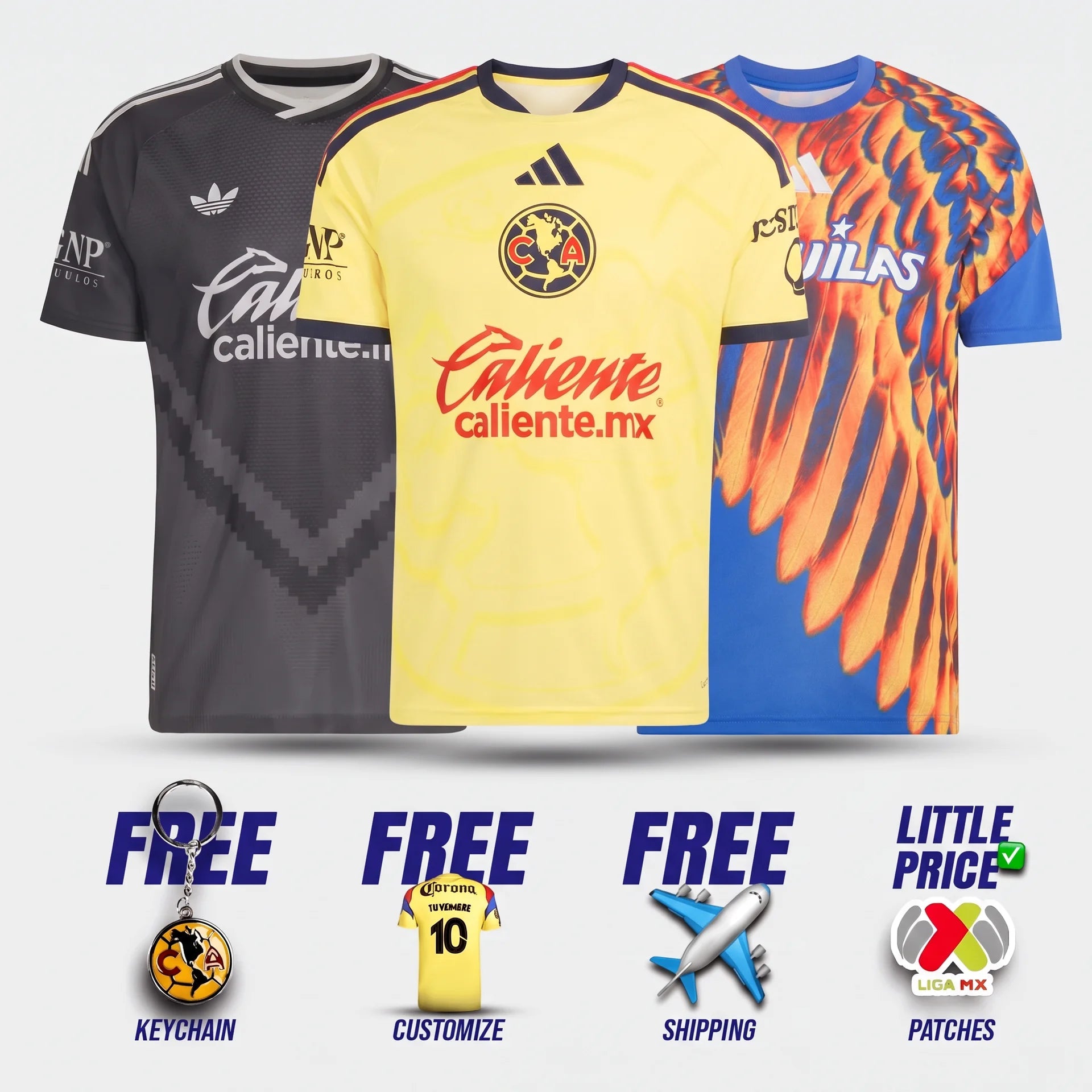 Combo Club América – Home + Away + Pre-Match 26/27