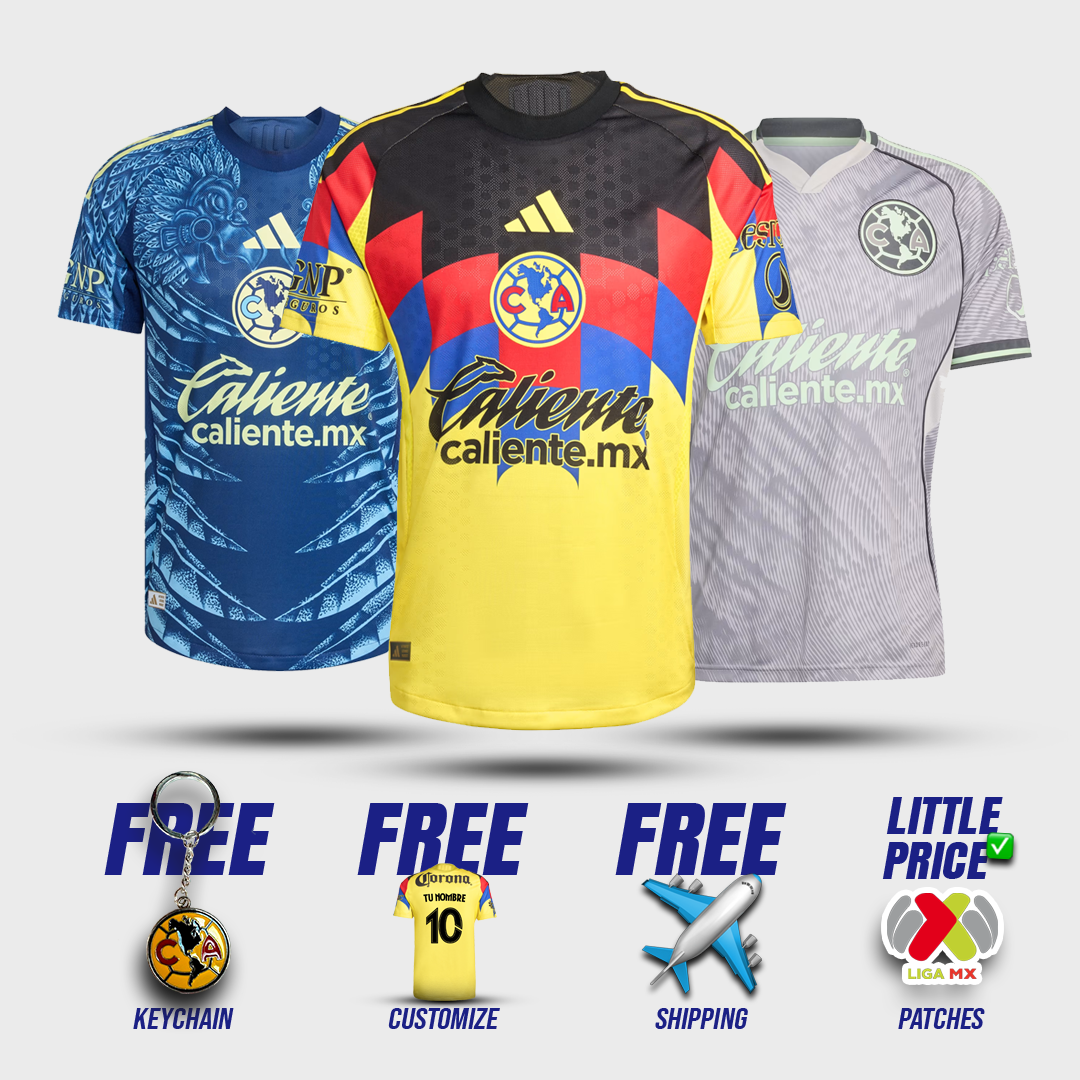 Combo Club América – Home + Away + Third 25/26