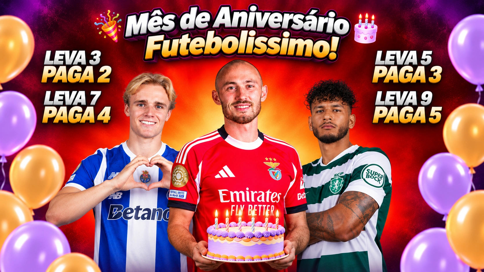 Futebolíssimo — aniversário da loja